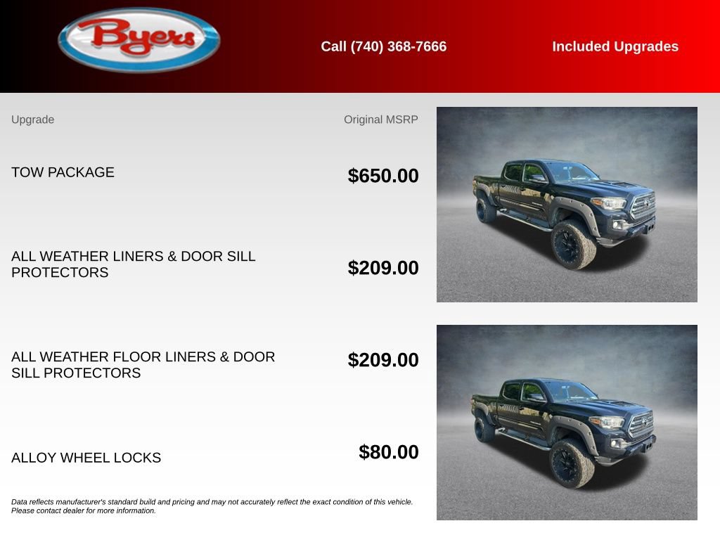 Used 2017 Toyota Tacoma TRD Sport w/ Tow Package AWD/4WD image 5