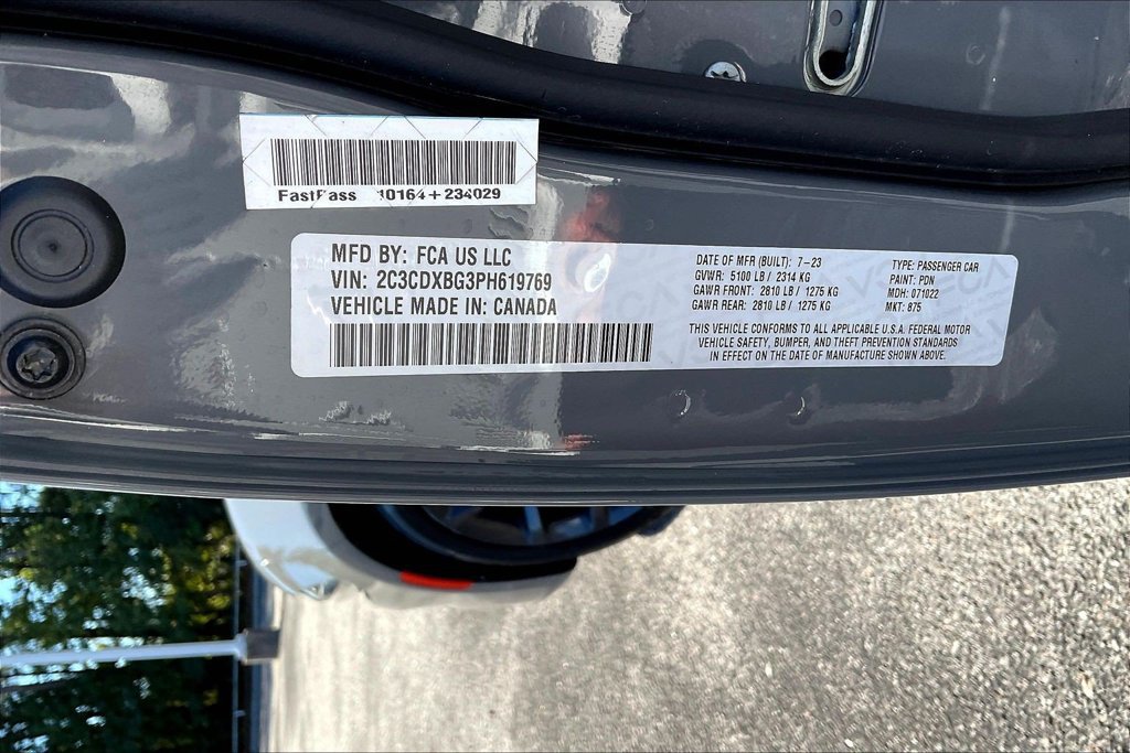 Used 2023 Dodge Charger SXT w/ Blacktop Package RWD image 22