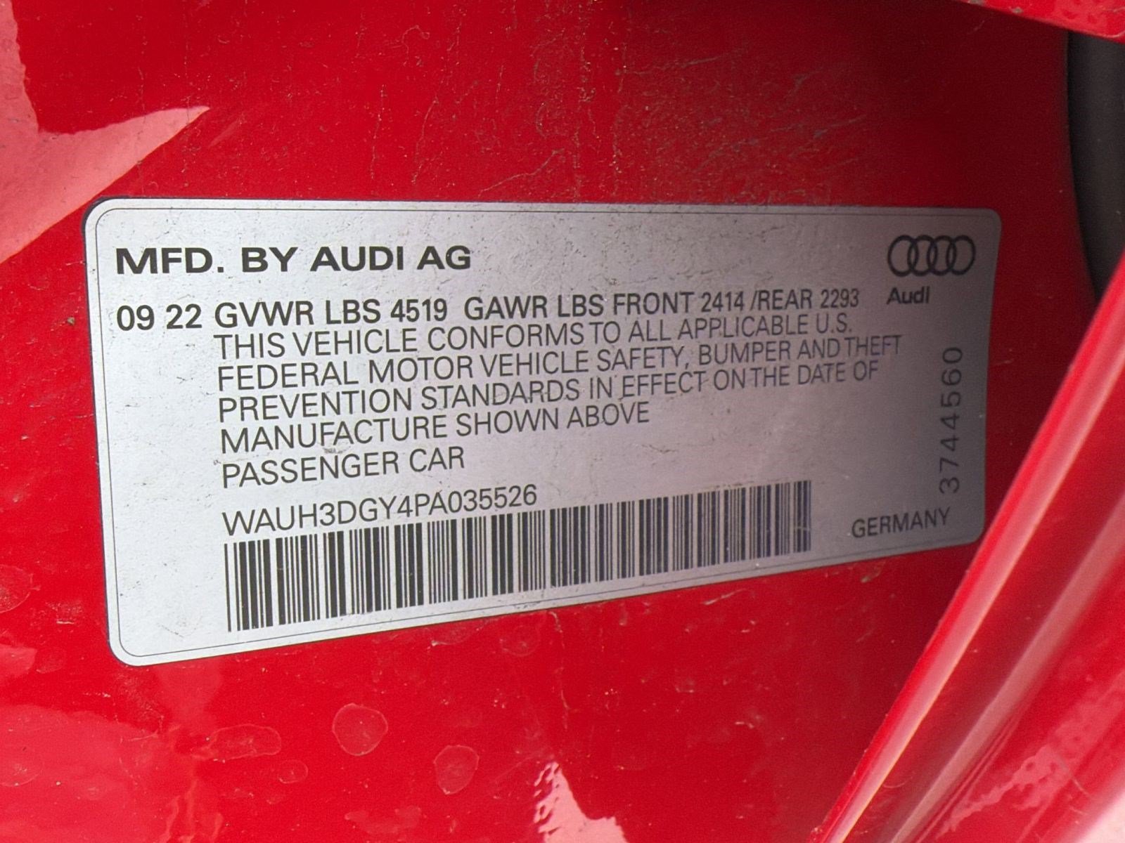Certified 2023 Audi S3 Premium Plus w/ Premium Plus Package AWD/4WD image 19