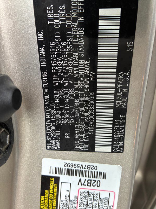 Used 2005 Toyota Sienna CE image 20