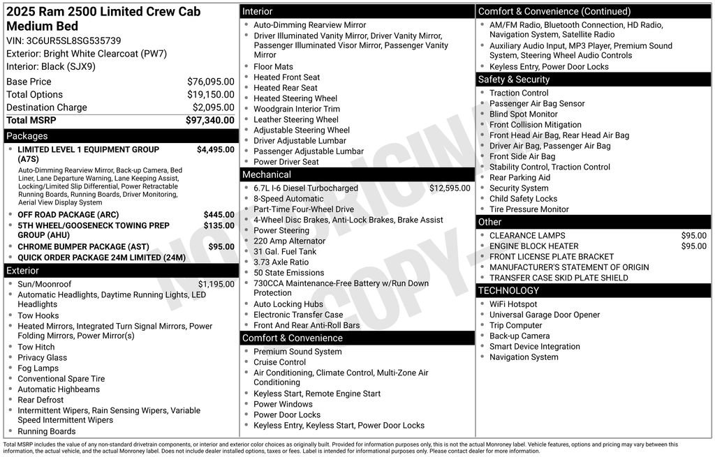Used 2025 RAM 2500 Limited image 4