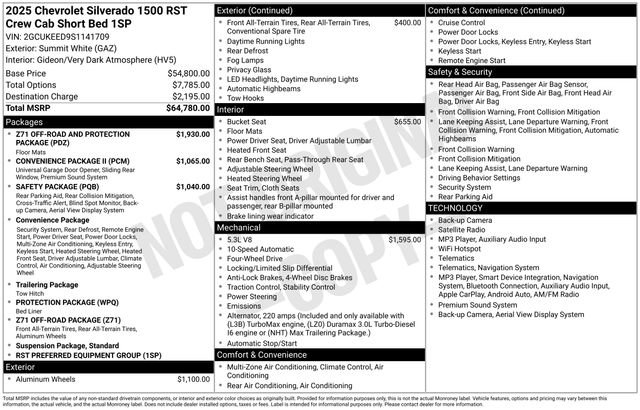 Used 2025 Chevrolet Silverado 1500 RST AWD/4WD image 26