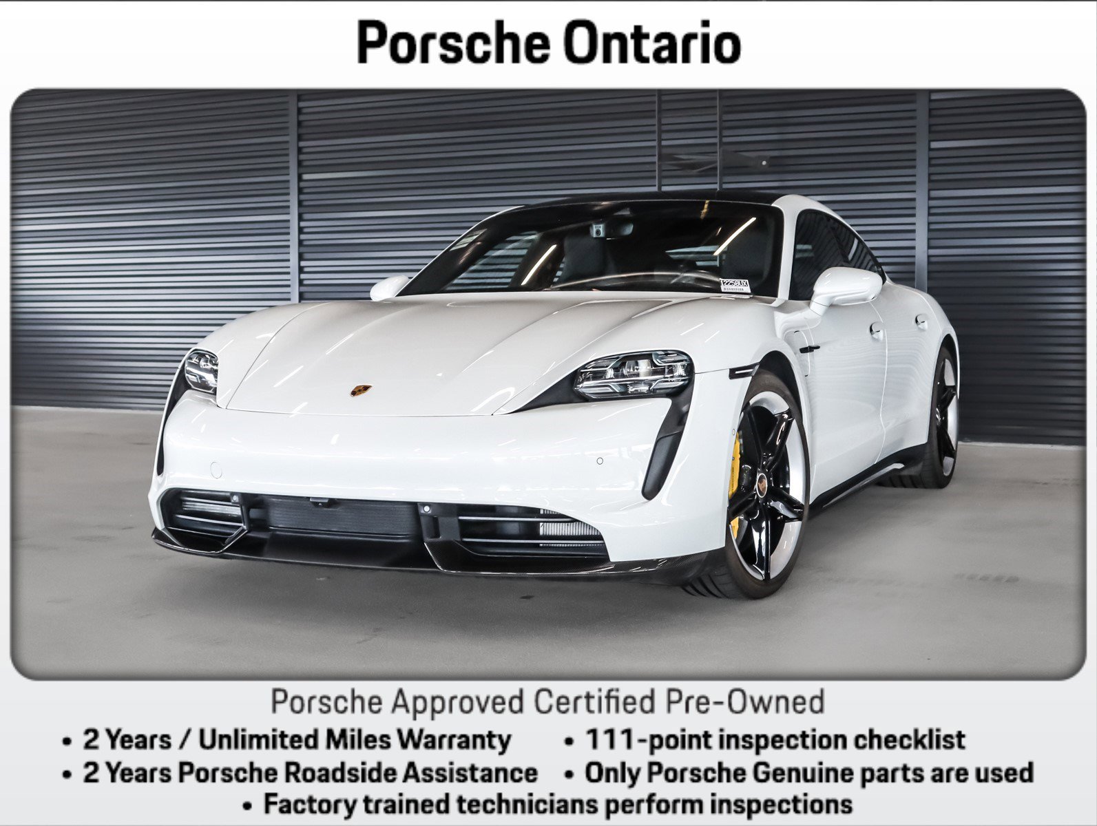 Certified 2020 Porsche Taycan Turbo S