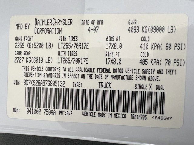 Used 2007 Dodge Ram 2500 Truck SLT w/ Quad Cab Big Horn Value Group image 55