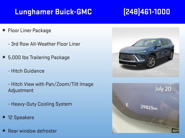 Used 2025 Buick Enclave Preferred w/ Trailering Package, 5000 lbs. FWD image 12
