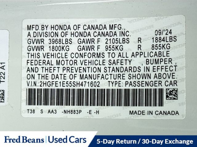 Used 2025 Honda Civic Si image 31