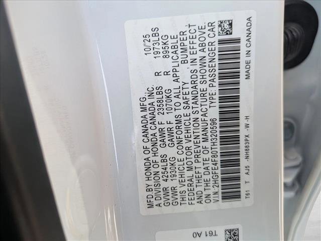 New 2026 Honda Civic Sport Touring image 17