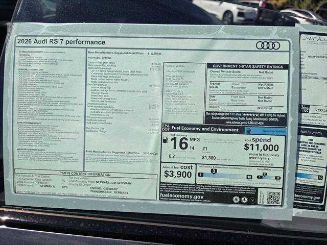New 2026 Audi RS 7 Performance image 19