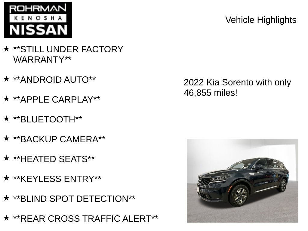 Used 2022 Kia Sorento EX image 8