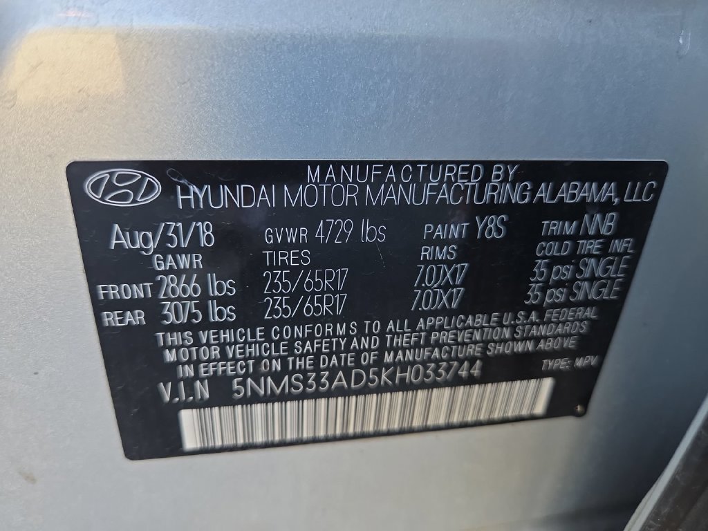 Used 2019 Hyundai Santa Fe SEL w/ Cargo Package FWD image 23