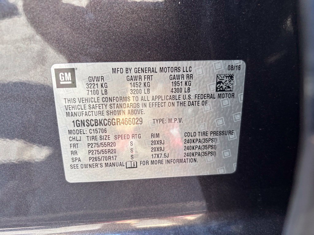 Used 2016 Chevrolet Tahoe LT RWD image 16