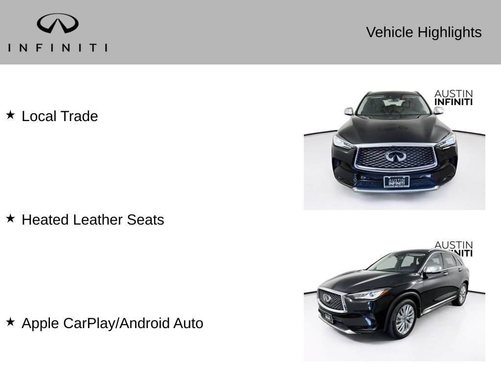 Certified 2023 INFINITI QX50 Luxe w/ Accent Package FWD image 3
