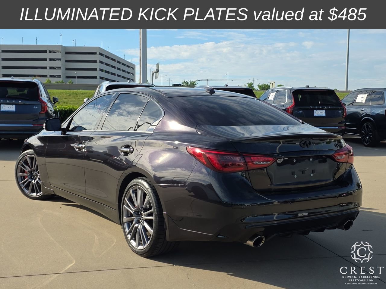 Used 2024 INFINITI Q50 Red Sport 400 w/ Black Opal Edition image 3