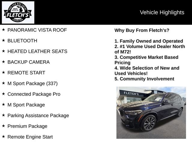 Used 2022 BMW X5 xDrive40i w/ M Sport Package image 2
