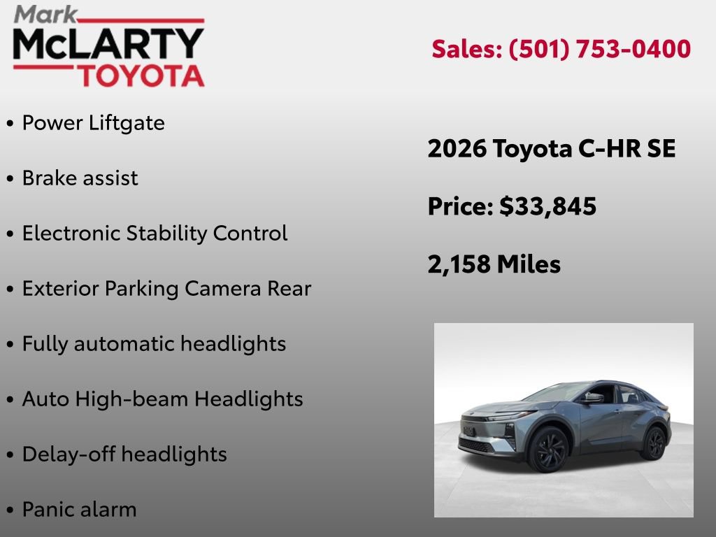 Certified 2026 Toyota C-HR AWD/4WD image 34