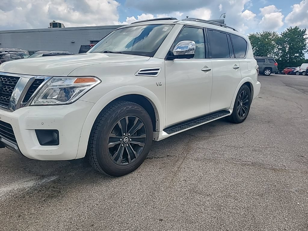 Used 2019 Nissan Armada Platinum w/ Captain's Chairs Package AWD/4WD image 1