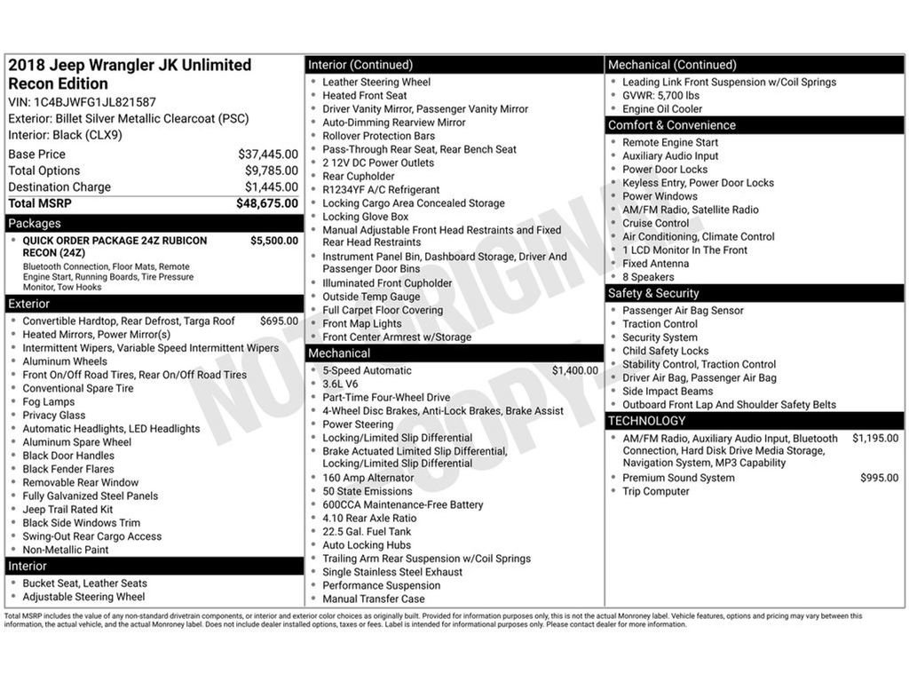 Used 2018 Jeep Wrangler Unlimited Rubicon image 34