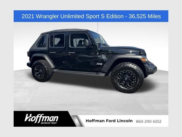 Used 2021 Jeep Wrangler Unlimited Sport AWD/4WD image 1