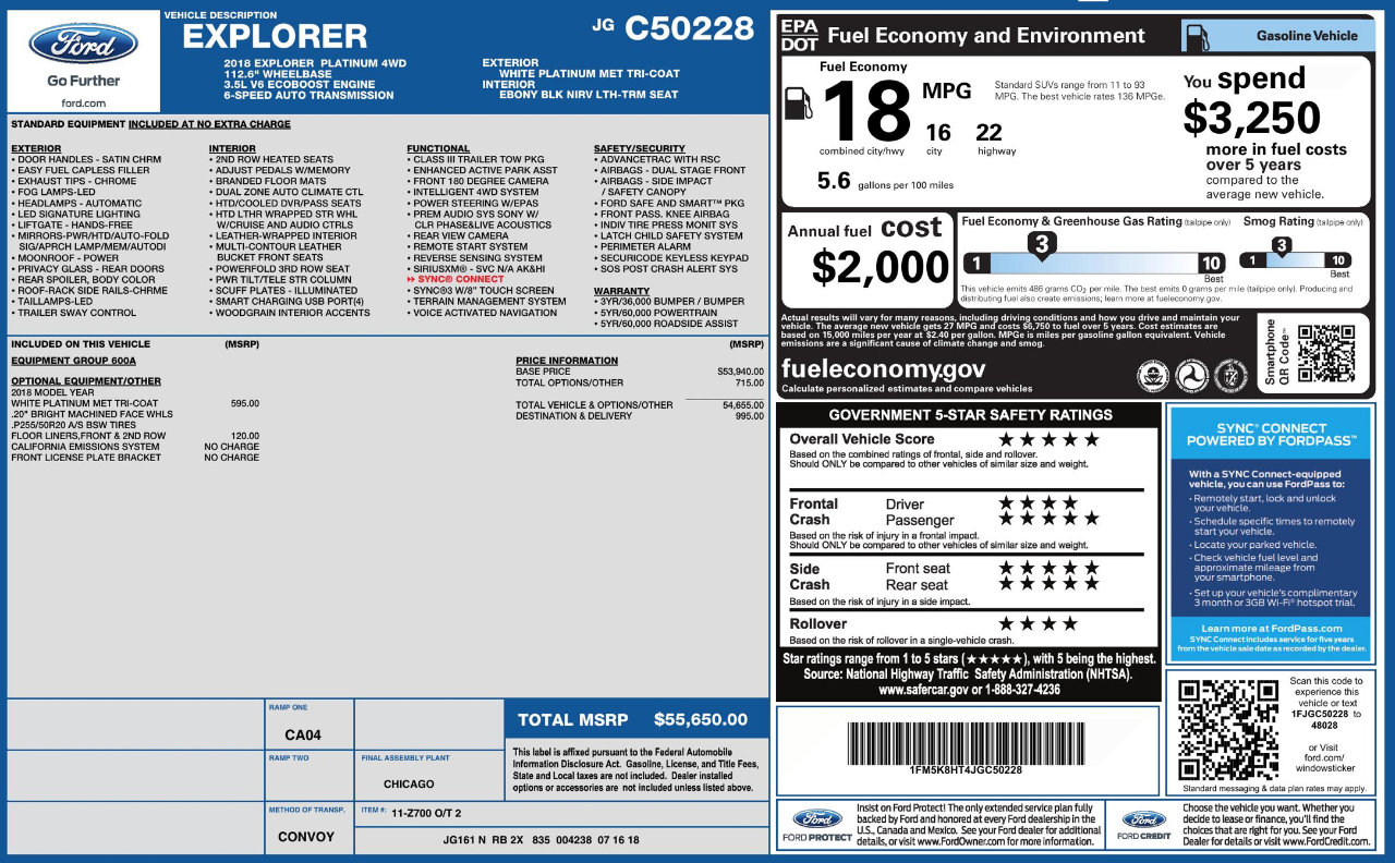 Used 2018 Ford Explorer Platinum image 9