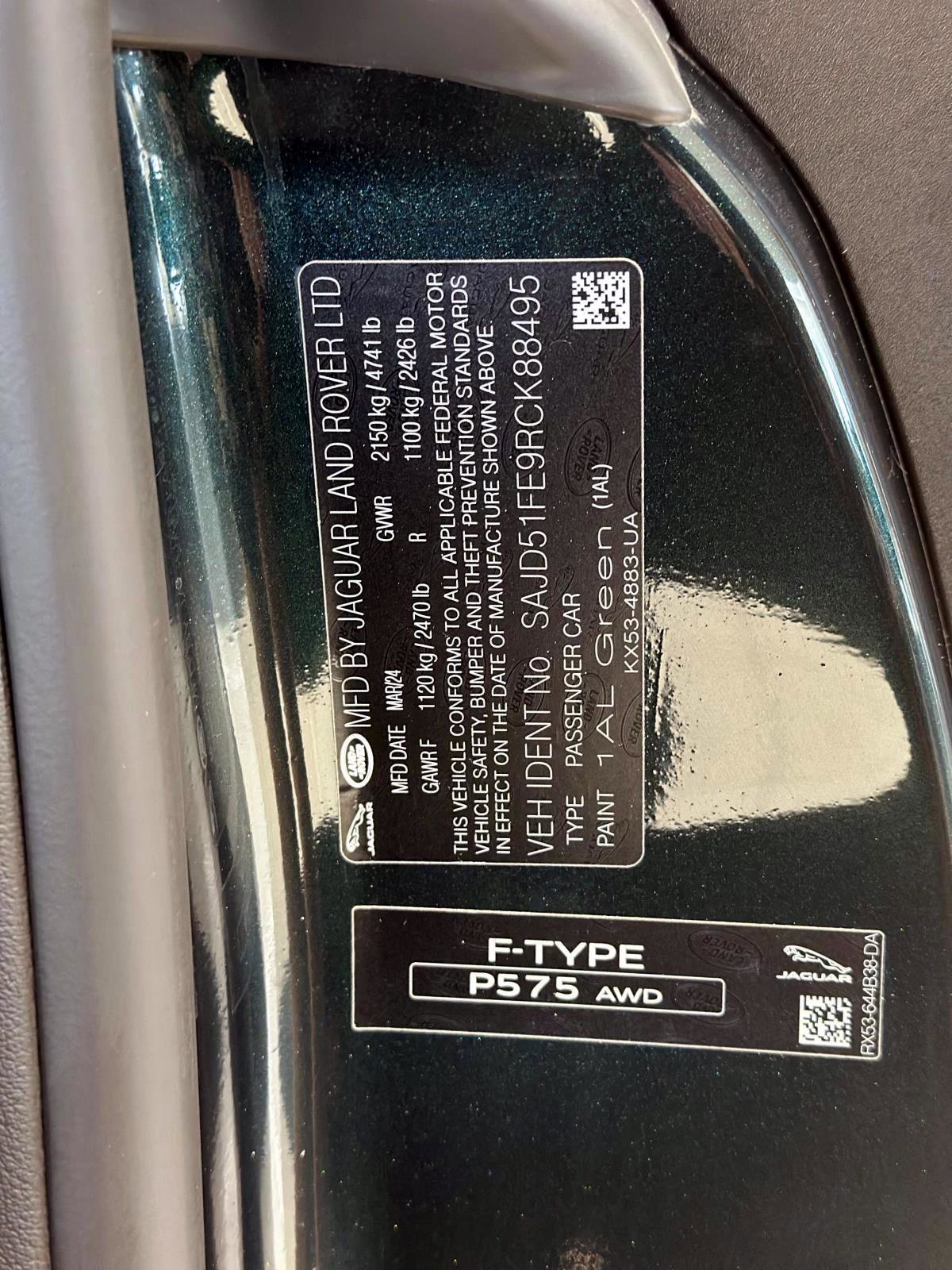 New 2024 Jaguar F-TYPE R image 19