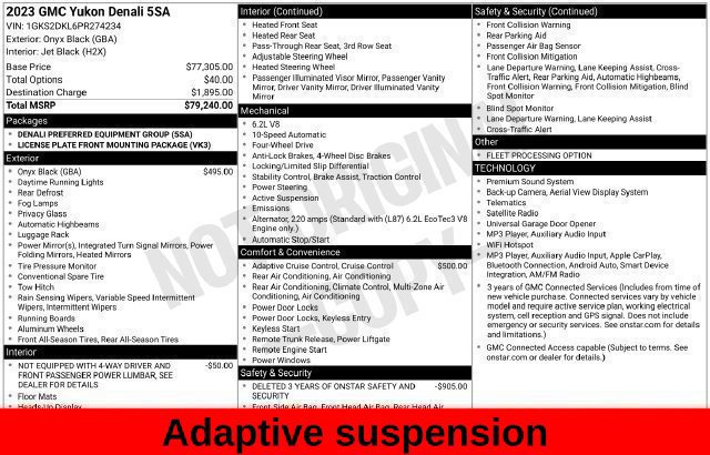 Used 2023 GMC Yukon Denali AWD/4WD image 42