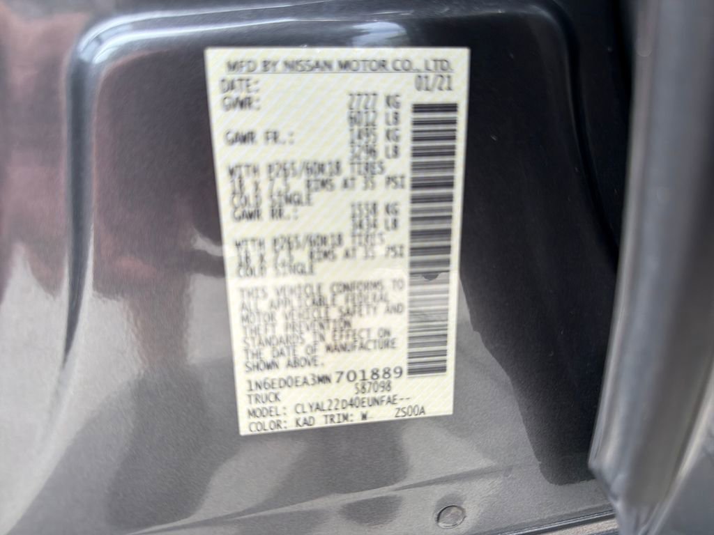 Used 2021 Nissan Frontier SV RWD image 34