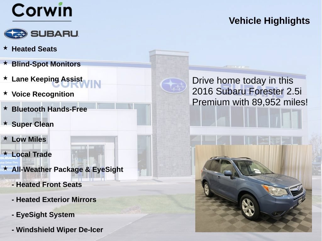 Used 2016 Subaru Forester 2.5i Premium AWD/4WD image 6