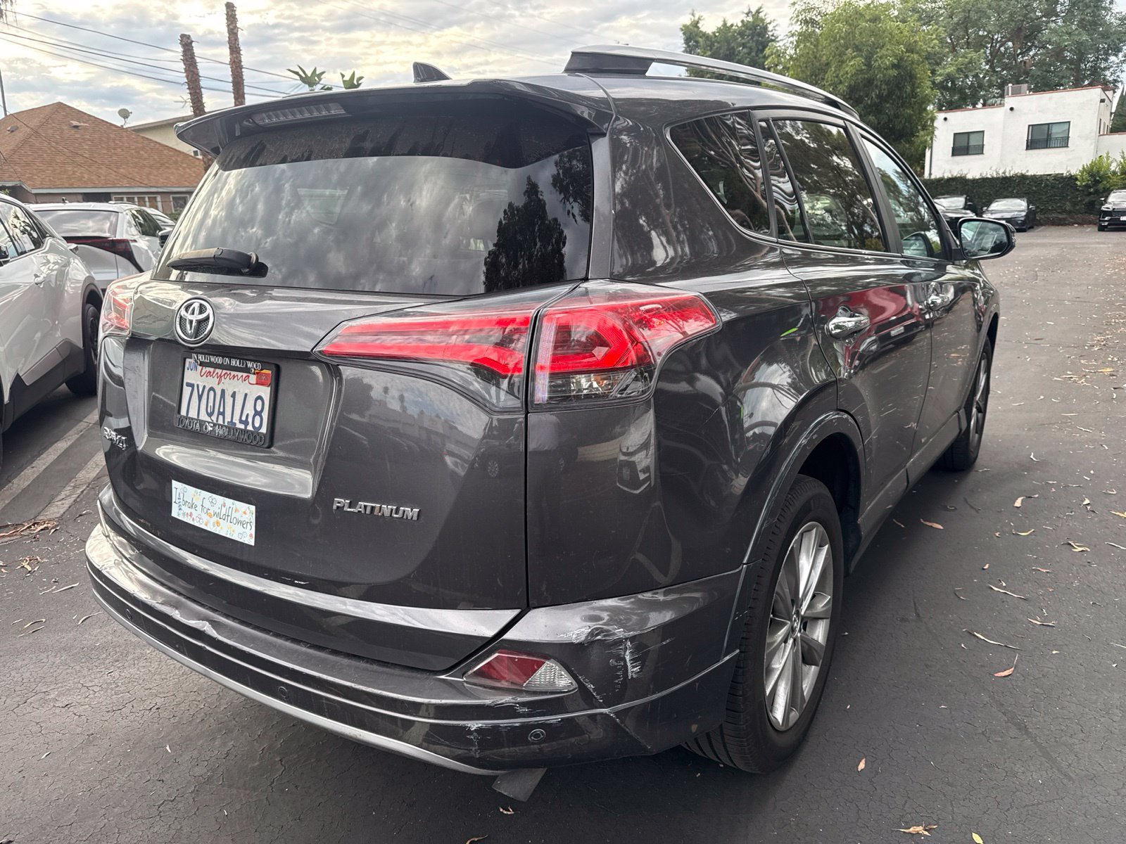 Used 2017 Toyota RAV4 Platinum w/ All Weather Liner Package FWD image 2