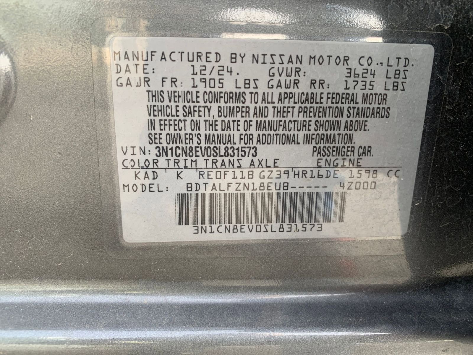 Used 2025 Nissan Versa SV image 27