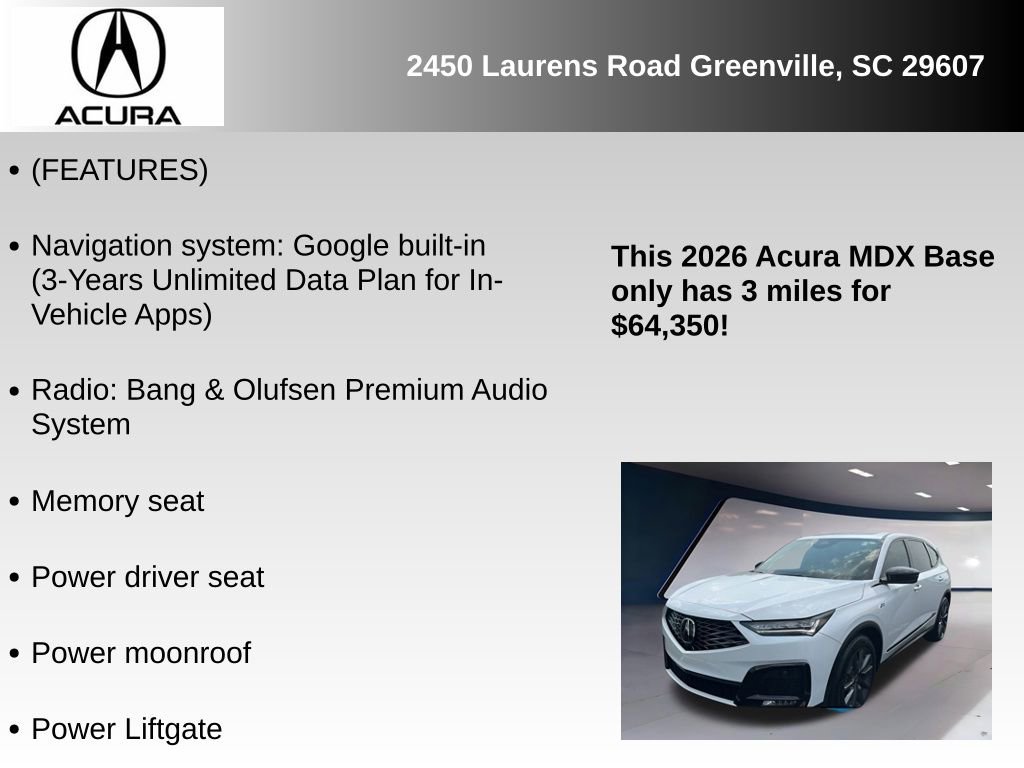 New 2026 Acura MDX A-Spec image 6