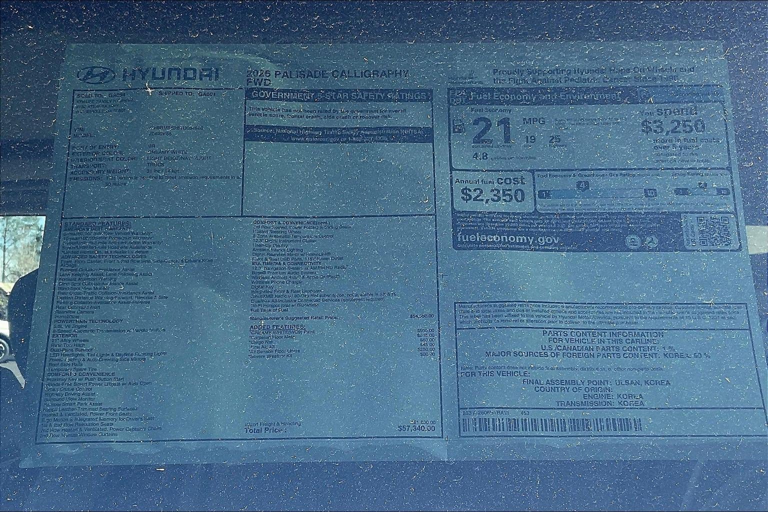 New 2026 Hyundai Palisade Calligraphy image 13