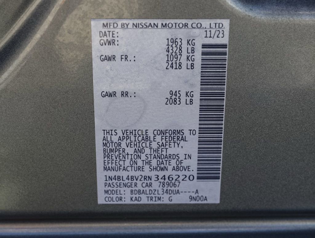 Used 2024 Nissan Altima 2.5 S image 33