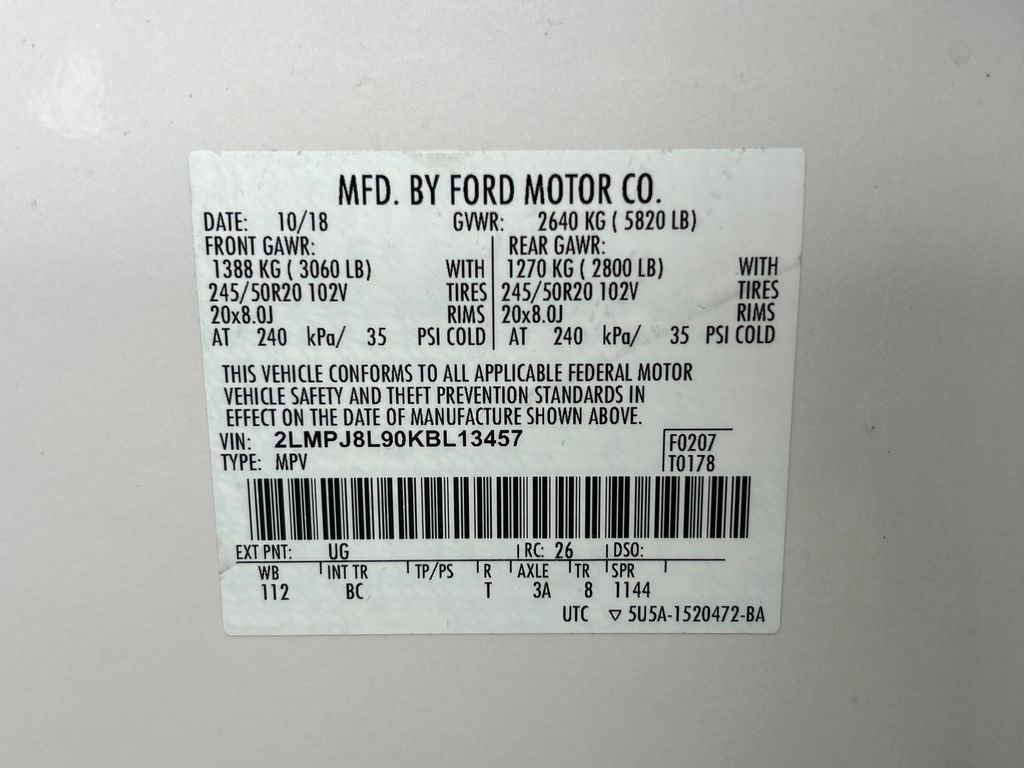 Used 2019 Lincoln Nautilus Reserve image 32