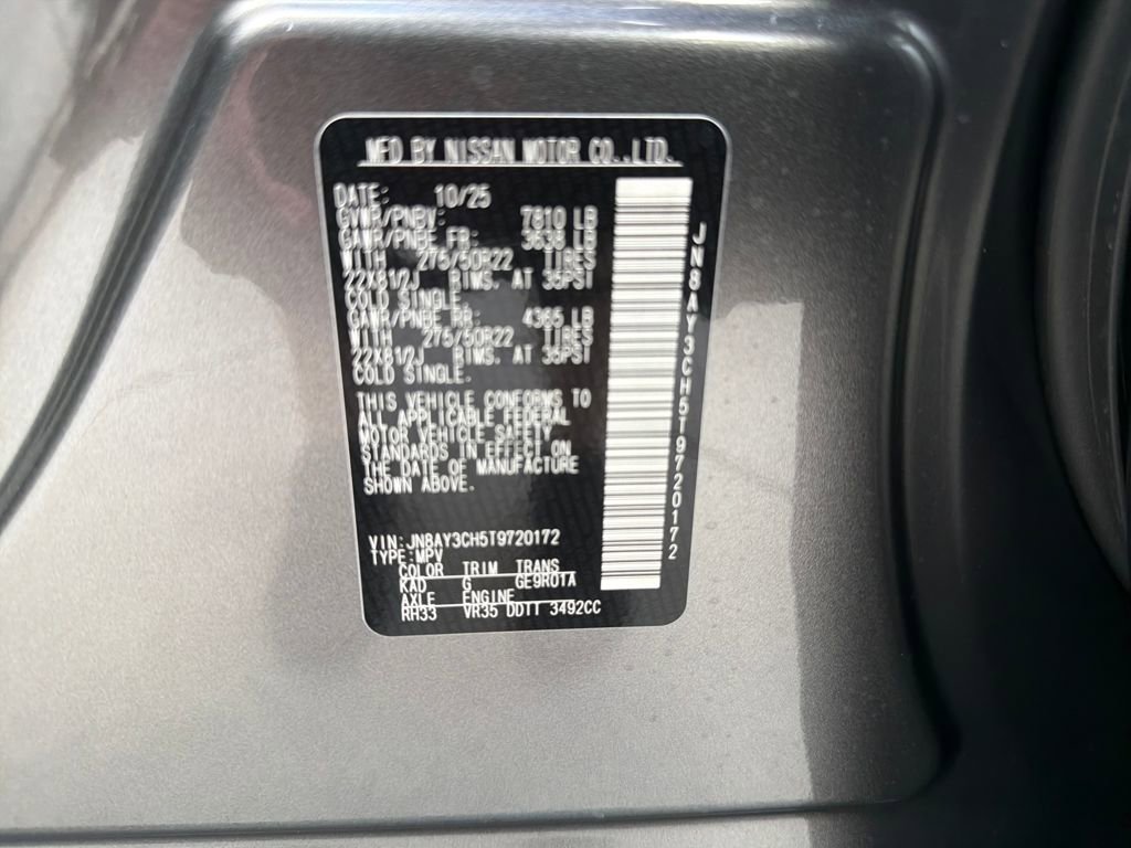 New 2026 Nissan Armada Platinum Reserve image 35