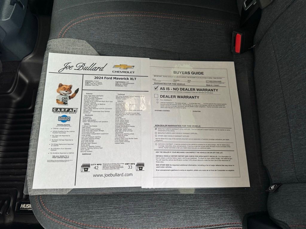 Used 2024 Ford Maverick XLT w/ XLT Luxury Package image 40