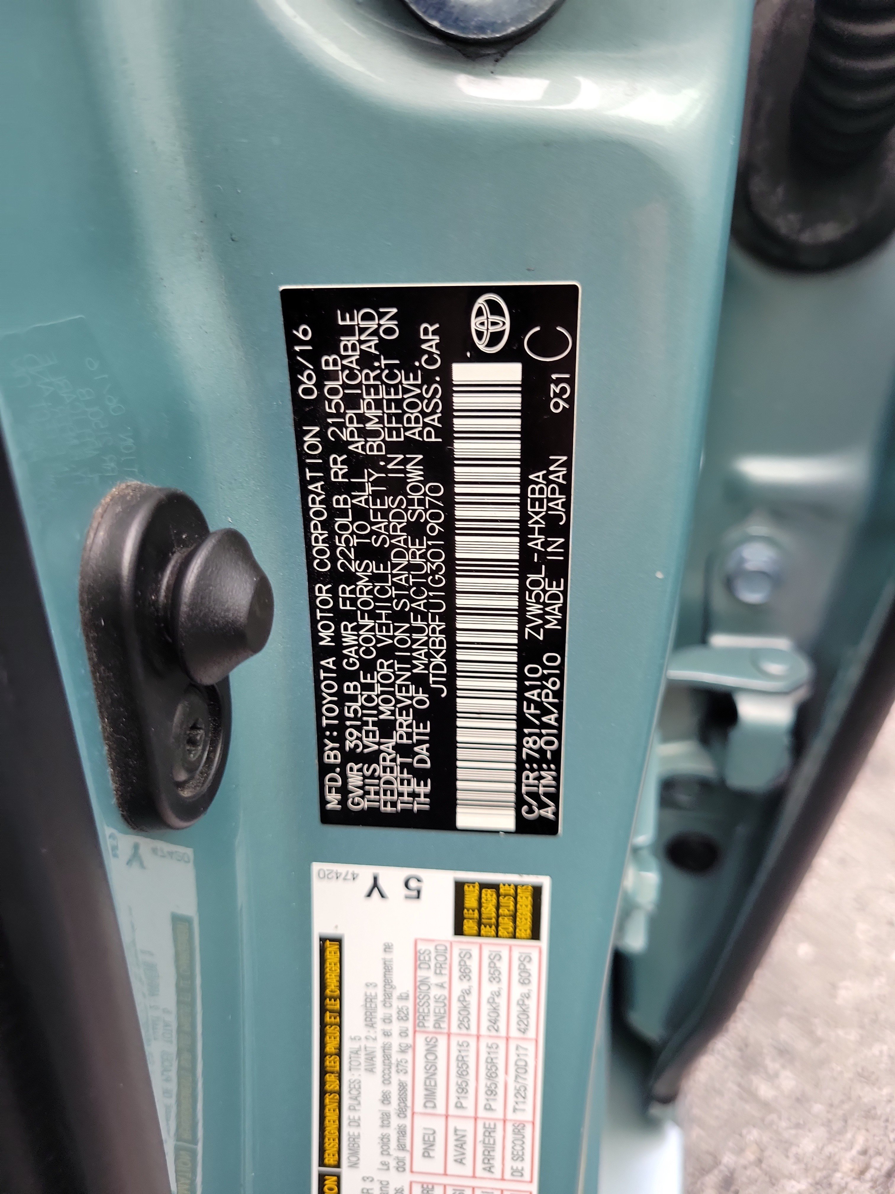 Used 2016 Toyota Prius Two FWD image 28