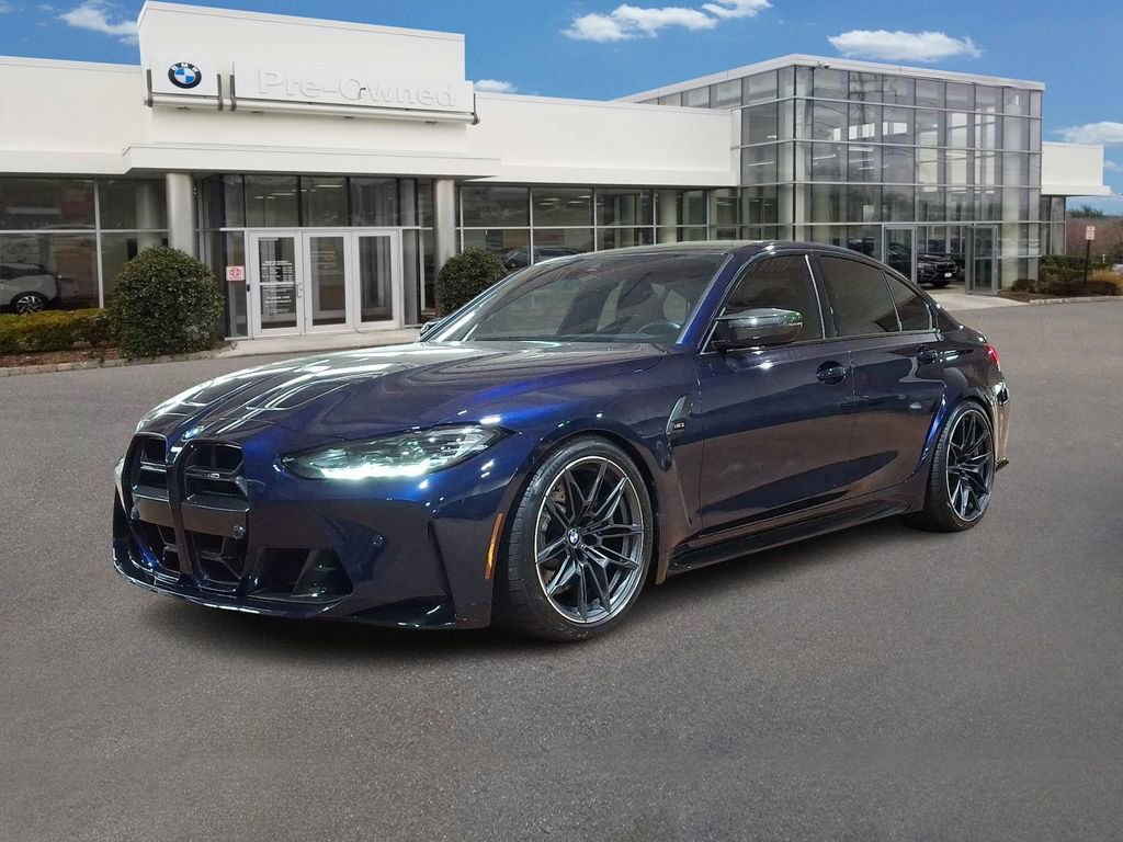 Used 2023 BMW M3 Base w/ M Carbon Exterior Package video 1