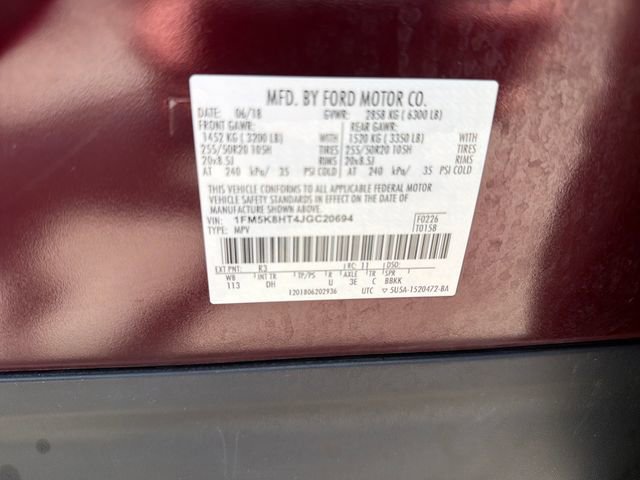 Used 2018 Ford Explorer Platinum AWD/4WD image 34