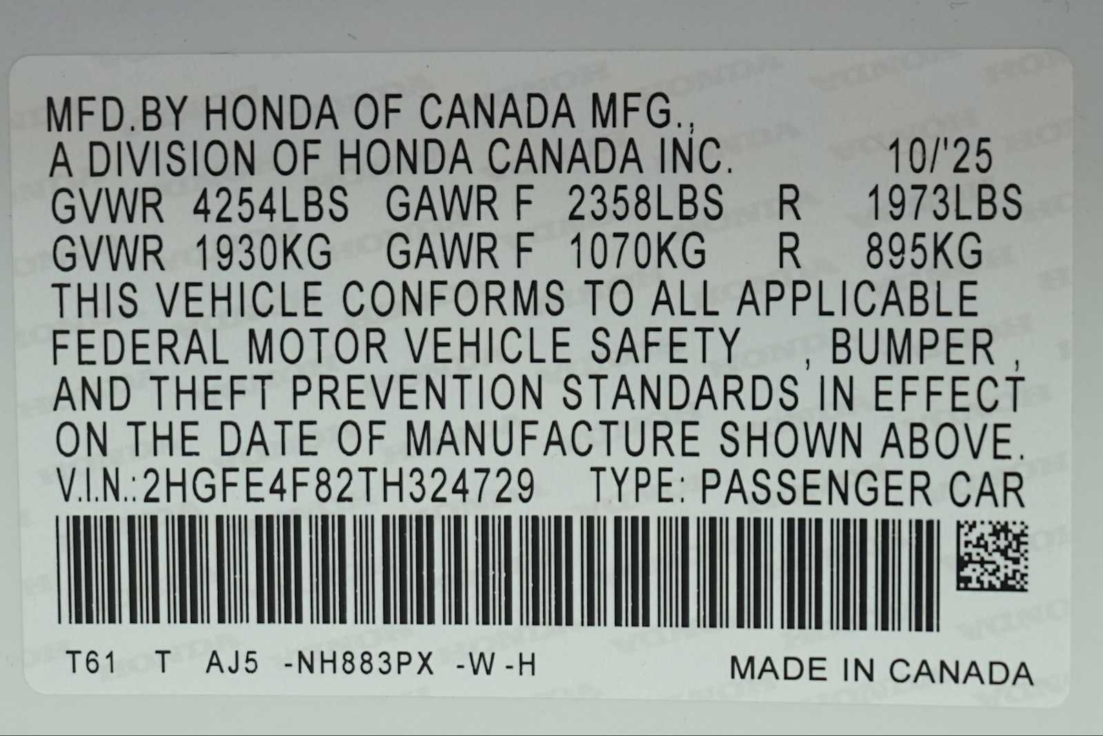 Certified 2026 Honda Civic Sport Touring image 30