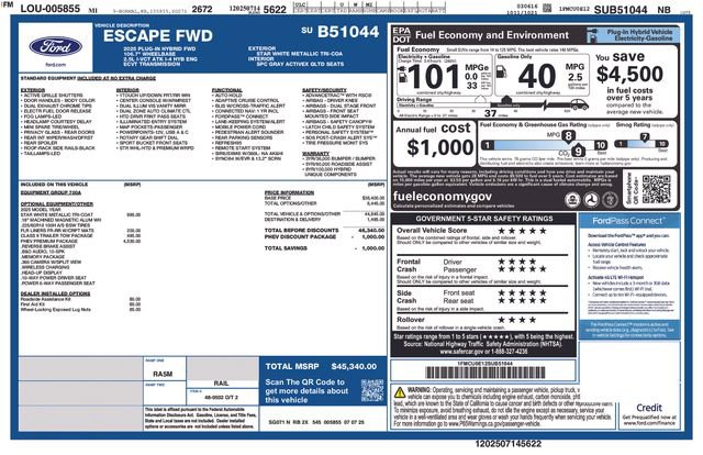 New 2025 Ford Escape SE w/ PHEV Premium Package image 4