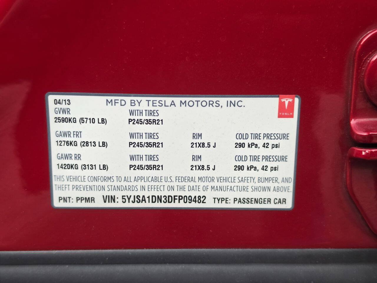 Used 2013 Tesla Model S RWD image 68