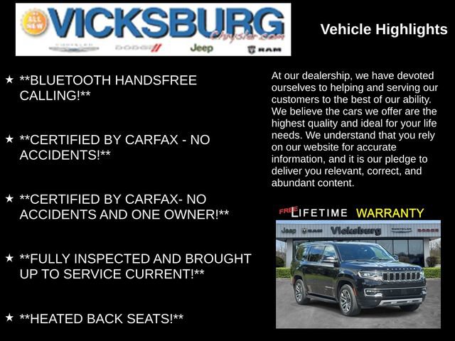 Used 2024 Jeep Wagoneer Series II w/ Flexible Seating Group AWD/4WD image 13