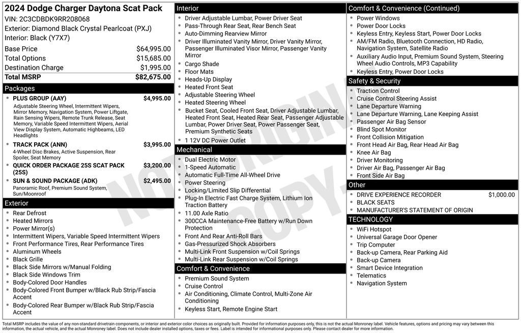 Used 2024 Dodge Charger R/T Scat Pack w/ Plus Group image 16