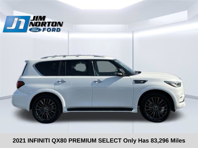 Used 2021 INFINITI QX80 Premium Select w/ Cargo Package RWD image 3