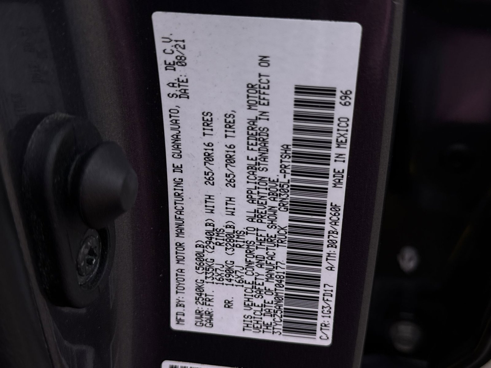 Used 2021 Toyota Tacoma TRD Off-Road image 28