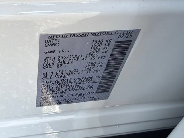 New 2026 Nissan Murano Platinum w/ Cargo Package AWD/4WD image 25