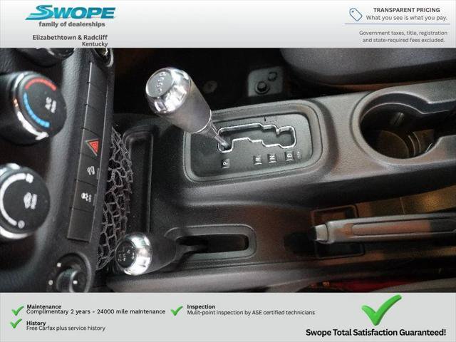Certified 2017 Jeep Wrangler Unlimited Sport w/ Quick Order Package 24S AWD/4WD image 20