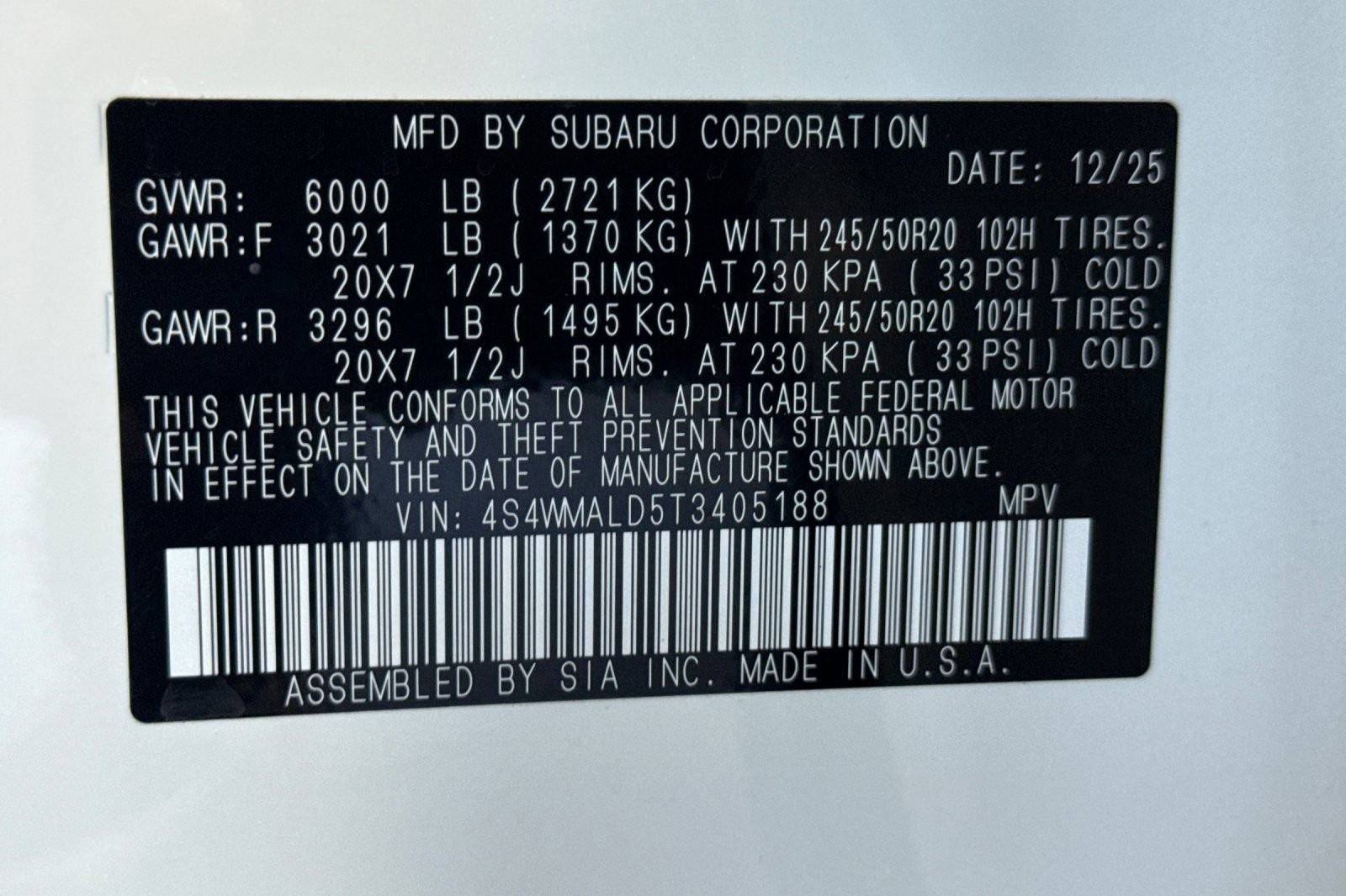 New 2026 Subaru Ascent Bronze Edition image 31