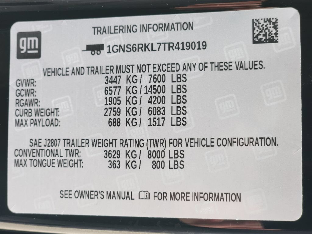 New 2026 Chevrolet Tahoe RST w/ RST Capability Package AWD/4WD image 8