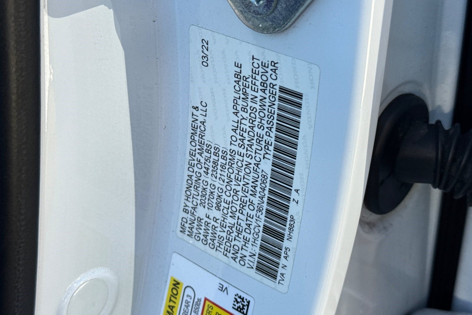 Used 2022 Honda Accord Sport image 18